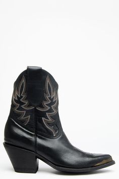 Western Heeled Boots With Stacked Low Heel, Western Boots With Pointed Toe And Heel Tab, Western Boots With Low Heel, Western Heeled Boots With Leather Sole, Western Boots With Low Heel And Medium Width, Western Boots With Leather Sole And Low Heel, Western Boots With Low Heel And Leather Sole, Western Style Heeled Boots With Almond Toe, Black Snip Toe Country Boots