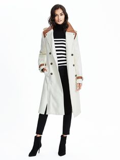 This singular sensation of a trench will add panache to everything from leggings to slip dresses . . . for that reason alone, it is worth the autumn wardrobe investment. Women's Heritage Full Length Trench by @bananarepublic #Women'scoats #trenchcoats #trench #white #brown #fallcoats #autumndressing #BackToSchool #BTS2016 #FW2016 #stichfixpicks Winter Workwear Outerwear With Snap Cuffs, Classic Winter Outerwear With Striped Cuffs, Classic Fall Outerwear With Contrast Cuffs, Winter Outerwear With Striped Cuffs, White Fall Outerwear With Striped Cuffs, Casual Winter Outerwear With Snap Cuffs, Style Upgrade, Fall Coat, Fall Wardrobe