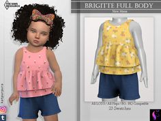 Sims4 Child Clothes, Sims 4 Cc Girls Clothes Children, Sims 4 Toddler Pjs Cc, Cc The Sims 4 Kids Clothes Girl, Sims 4 Cc Download, Clothes Cc, Sims Clothes