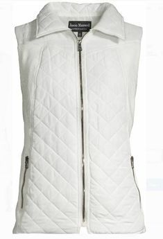 Jason Maxwell Women's Panel Zip Up Vest Add a little coziness to your cool weather look with this Jason Maxwell Ribbed Panel vest. Can be worn over your favorite sweater or sweatshirt to keep you warm on those chilly days. Comes in assorted colors. Women's Panel Zip Up Vest Fabric Care Instructions: Machine wash cold with like colors. Gentle cycle. Use only non-chlorine bleach if needed. Tumble dry low. Cool iron if needed. It has some weight to it but not overly heavy. Has a $40 price tag Ribbed Paneling, Pewter Color, Favorite Sweater, Vest Jacket, Favorite Things List, Fabric Care, Zip Ups, Coats Jackets, Women Accessories