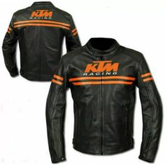 Gear up for the track with the KTM Motorcycle Black Racing Leather Jacket. Crafted from premium leather and featuring a sleek black design... Sheepskin Coat Mens, Mens Shearling Coat, Racing Leather Jacket, Red Jacket Leather, Motorcycle Leathers Suit, Racer Jackets, Womens Leather Biker Jacket, Motorbike Leathers, Flying Jacket