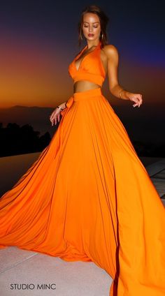 @AshleyRose013 Prom Dresses Australia, Studio Minc, School Formal Dresses, Dress Designs For Girls, Off Shoulder Ball Gown, Orange Prom Dresses, Gaun Fashion, Ball Gown Dresses, Clothing Hacks