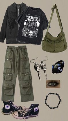 Alt Clothes, Earthy Outfits, Aesthetic Fits, Fits Clothes, Pinterest Outfits, Goth Outfits