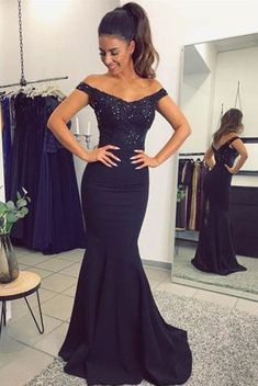 Navy Blue Prom Dress, Navy Prom Dresses, Black Mermaid, Sweetheart Prom Dress, Blue Mermaid, Satin Prom Dress, Prom Dresses Blue, Mermaid Prom Dresses, Long Prom Dress