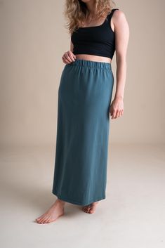 The Lounge Maxi Skirt is both flattering and simple, this skirt is a fantastic way to lounge or it can be dressed up and taken out for dinner or work. It travels well, and looks great with our crop tees and cardigans. Our Lounge Collection features the softest and stretchiest organic cotton French Terry! You can freely move or lounge in long-lasting 95% organic cotton and 5% spandex. Feel completely at ease in soft earth tones, 4-way stretch, and fabric that is just so flattering for all bodies. Modest Fitted Skirt With Elastic Waistband, Versatile Relaxed Maxi Skirt With Lined Detail, Versatile Relaxed Maxi Skirt With Lining, Flowy Midi Skirt For Loungewear, Versatile Relaxed Fit Lined Maxi Skirt, Loungewear Midi Skirt With Elastic Waistband, Flowy Long Skirt For Loungewear, Midi Skirt With Elastic Waistband For Loungewear, Relaxed Midi Skirt For Loungewear