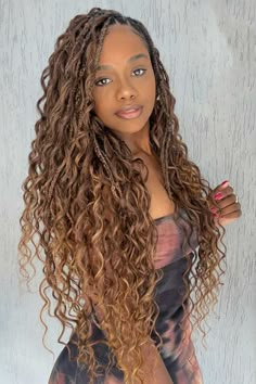 Long Tree Braids, Curly Braids, Bohemian Braids, Pretty Braided Hairstyles