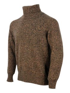 full-length turtleneck sweater in soft and precious cashmere with 2-color vanise knitComposition: 100% Cashmere | Malo Men's Full-length Turtleneck Sweater in Soft And Precious Cashmere With 2-color Vanise Knit in Brown | FW23/24 Turtleneck Sweater Men, Brown Turtleneck Sweater, Mens Fashion Accessories, Brown Turtleneck, Cashmere Turtleneck, Sweater Men, Mens Accessories Fashion, Luxury Retail, Luxury Boutique