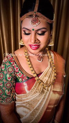 Indian Wedding Night, Dramatic Bridal Makeup, Kannada Bride, Telugu Bride, Bridal Makeup For Brunettes, Bridal Makeup For Blondes, Bridal Lookbook, Bridal Makeup Services