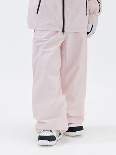 Experience warmth and style with the NANEND Pink 3L Winter Women's Snow Pants. Featuring a cozy pink hue and a simple, comfortable design, this waterproof, loose-fitting jacket is perfect for both skiing and everyday wear. Features: Insulation: Fleece lining Inner for softness and warmth Seams: Fully Taped Seams Membrane: 20000mm/H₂O Waterproofing, 10400g/m²/24h Breathability Abrasion-Resistant > 20,000 Cycles (GB/T Tested) Fabric: 100% Nylon, 3-Layer Fleece Composite Fabric Water-Repellent Fabr Functional Pink Bottoms With Pockets, Pink Winter Pants With Pockets, Pink Bottoms For Spring Outdoor Wear, Sporty Pink Bottoms For Outdoor, Functional Pink Bottoms For Spring, Waterproof Casual Skiing Pants, Sporty Pink Bottoms For Outdoor Activities, Snow Pants Women's, Womens Snow Pants