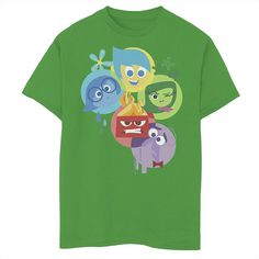 He'll love showing off his favorites with this Disney / Pixar's Inside Out boys' Venn Diagram Graphic Tee.Â© Disney/Pixar Crewneck Short sleevesFABRIC & CARE Cotton Machine wash Imported He'll love showing off his favorites with this Disney / Pixar's Inside Out boys' Venn Diagram Graphic Tee.Â© Disney/Pixar Disney / Pixar He'll love showing off his favorites with this Disney / Pixar's Inside Out boys' Venn Diagram Graphic Tee. Size: X Large. Color: Green. Gender: male. Age Group: kids. Inside Out 2 Crafts For Kids, Inside Out Arts And Crafts For Kids, Inside Out Painting, Pixar Shirts, Inside Out Shirts Disney, Venn Diagram, How To Show Love, Inside Out, Disney Pixar