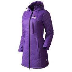 By combining lightweight, abrasion resistant nylon with conductive thread heating elements, Victoria is your perfect solution for keeping warm on the go. With a sleek style and up to 9 hours of heat on a single charge, be ready for anything. Gobi Heat Women's Purple Heated Jacket (Extra Large) | VI-PL-XL Fitted Functional Outerwear For Outdoor Activities, Fitted Functional Outerwear For Winter Sports, Fitted Functional Outerwear For Hiking, Functional Fitted Outerwear For Hiking, Fitted Waterproof Outerwear For Winter Sports, Waterproof Fitted Outerwear For Winter Sports, Conductive Thread, Women's Puffer Coats, Heated Gloves