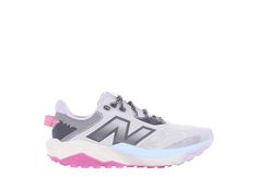 New Balance DynaSoft Nitrel v5 Women's Trail Running Shoe - Pale Grey/Pink Take the path less traveled with the DynaSoft Nitrel v5 trail running Shoe from New Balance. Featuring a breathable mesh & synthetic upper with a comfy EVA foam insert, this lace-up Sneaker makes a mark on the trail and off. TheDynaSoft midsole cushions your foot, while the AT Tread outsole offers versatile traction on any terrain. Mesh/synthetic upper Lace-up closure EVA foam insert DynaSoft foam midsole AT Functional Pink Trail Running Shoes With Air Cushioning, Pink Breathable Running Shoes For Outdoor, Pink Breathable Outdoor Running Shoes, Pink Trail Running Shoes, Pink New Balance Running Shoes, Pink Trail Running Shoes With Air Cushioning, Pink Athleisure Running Shoes For Outdoor Activities, Functional Pink Running Shoes For Outdoor, Pink Breathable Trail Running Shoes For Hiking