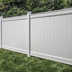 Freedom Ready-to-Assemble Emblem 6-ft H x 8-ft W White Vinyl Flat-Top Vinyl Fence Panel Lava Rock Landscape, Fence Painting Ideas, Vinyl Fence Ideas, White Vinyl Fence, Vinyl Fence Panels, Fence Painting, Vinyl Fences, Vinyl Privacy Fence, Vinyl Fencing