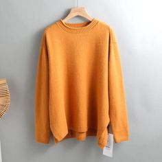 FREE SHIPPING ON ALL ORDERS OVER $50 | 100% SATISFACTION GUARANTEED Click "ADD TO CART" To Get Yours Now | Up To 60% OFF ✨ A cozy sweater is sure to be your new favorite! This warm and cute Splitside Oversize Thick Sweater Women Turtleneck Sweater Pullover from Arimonz is recommended for all kinds of women, without any restriction on age, size, and color. Amazed by its practicality and simplicity. You'll find it perfect for styling up the new look. Made of all-season material to keep you warm th Winter Crew Neck Plain Sweater, Cozy Relaxed Fit Solid Color Sweater, Cozy Plain Sweater For Fall, Relaxed Fit Plain Sweater For Winter, Plain Relaxed Fit Winter Sweater, Oversized Plain Sweater For Fall, Winter Sweater With Relaxed Fit, Winter Plain Sweater In Relaxed Fit, Winter Sweater In Relaxed Fit