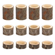 PRICES MAY VARY. Package includes 12PCS Wooden Tealight Candle Holders (4 Each Size: 1"H, 1.6"H, 2.7"H), made of high quality natural wood, they are portable and convenient to use, not easy to deform, providing long durability and strong rust & dust resistance. (NOTE PLEASE: As this candle holder is made of natural wood, please use it carefully to avoid burning!!) PLEASE confirm the detailed size of this combination on the third photo before purchasing!! Due to the material of natural wood and t Candle Centerpieces For Wedding, Rustic Candle Centerpieces, Tea Lights Centerpieces, Pillar Candle Stand, Wooden Candle Stand, Centerpieces For Wedding, Wooden Pillars, Tea Light Candle Holders, Candle Stands