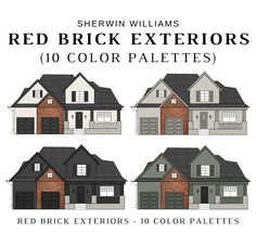 red brick exteriors are the most popular color choices for homes and businesses in new england