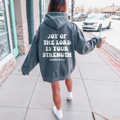 Click the link above to shop! USE CODE allyhay FOR 15% OFF!

This Christian hoodie is not only a great way to show your faith but also a stylish piece that can be worn on any occasion. Available in a variety of sizes and colors, it can be the perfect gift for family, friends, or yourself. Fall Hoodie With Lettering, Inspirational Letter Print Hoodie For Fall, Inspirational Hoodie For Fall Streetwear, Inspirational Graphic Print Hoodie For Winter, Christian Hoodie Design, Inspirational Fall Streetwear Hoodie, Inspirational Winter Streetwear Sweatshirt, Inspirational Winter Hoodie With Graphic Print, Inspirational Letter Print Hoodie For Streetwear