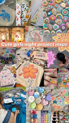 Some of the cutests arts and crafts based #project #ideas and #inspo for a #girlsnight or a party! These are pretty affordable and colorful ways to match with your besties! Hope you all enjoy!! B Day Party Activities, Activities For When You Are Bored, Arts And Crafts With Friends Aesthetic, Things To Do With Friends Arts And Crafts, Cute Diys To Do With Your Best Friend, Craft With Friends Aesthetic, Craft Things To Do With Friends, Crafts To Do At Sleepovers, Fun Crafts To Make With Friends