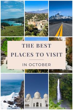 Top 18 October Travel Destinations to Explore October Travel Destinations, Countries To Travel, October Travel, Country To Visit, Best Countries To Visit, Hiking Europe, Good Weather, Nature Hikes