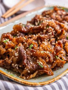 Quick Beef Yakiniku Stir Fry Recipe - Much Butter Beef Yakiniku Recipe, Beef Japanese Recipe, Sukiyaki Recipe Beef, Japanese Beef Recipes, Yakiniku Recipe, Shogayaki Recipe, Diced Beef Recipes, Sukiyaki Recipe, Red Pineapple