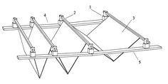 the diagram shows how to install an overhead beam