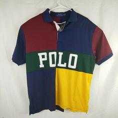 Cotton Color Block Collared Top, Multicolor Long Sleeve Cotton Polo Shirt, Casual Collared T-shirt With Patchwork, Casual Collared Patchwork T-shirt, Multicolor Collared Color Block Tops, Multicolor Cotton Polo Collar Shirt, Multicolor Cotton Polo Shirt, Multicolor Cotton Polo Collar Top, Multicolor Cotton Crew Neck Polo Shirt