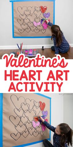 Valentine’s Day Projects Preschool, Valentines Day Ideas For Preschoolers, Valentines Day Writing Activities Preschool, Valentines Learning Activities For Toddlers, Preschool Heart Art, Valentine’s Activities For Kids, Valentine For Preschoolers, Valentine's Activities, Valentine Day Activity For Kids