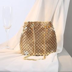 Embellishment:Chain,Crystals; Gender:Women's; Type:Evening Bag; Occasion:Wedding,Party / Evening; Material:Polyester; Width:80; Height:16; Pattern:Solid Color; Length:15.5; Listing Date:05/11/2022; Production mode:Self-produce Sequin Handbag, Gold Purse, Girls Handbags, Satin Bags, Ladies Clutch, Wedding Bag, Crystal Chain, Evening Clutch Bag, Womens Purses