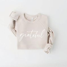 Grateful Graphic Unisex Fleece Pullover Relaxed Fit Remarkably Soft Relaxed Fit Crewneck Sweatshirt Lends Itself To Daily Wear And Year-Round Layering. Featuring Ribbed Cuffs And Waistband, A Crew Neck, And Fashion-Forward Fleece Fabrication. Nicu Shirts, Girl Mom Shirt, Mug Svg, Svg Shirt, Fun Shirts, Honeymoon Shirts, Nicu Nurse, Twin Mom, Small Town Girl