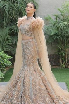 Engagement Dress For Bride, Reception Outfits, Indian Bridesmaid Dresses, Bridal Lehenga Designs, Latest Bridal Lehenga, Wedding Lehenga Designs