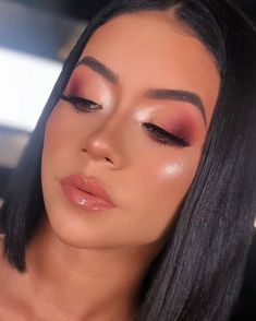 Glam Soft Makeup, Party Make-up, Prom Makeup Looks, Smink Inspiration, Glam Makeup Look, Beauty Make-up, Braut Make-up, Makeup Eye Looks