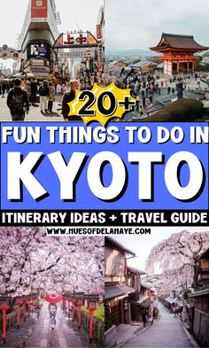 an advertisement for the tokyo itinerary and travel guide