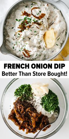 french onion dip is better than store bought