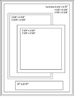 the size and width of two square frames for each piece of artwork, with measurements