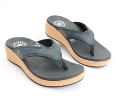 Not only are these wedge sandals a stylish addition to your summer looks, but they're good to your feet with Full Contact Comfort® technology. From RevitalignTM. Clean Beauty Makeup, Beauty Storage, Luggage Sets, Hair Fragrance, Thong Sandals, Duffel Bag, Weekender Bag, Luggage Bags, Wedge Sandals