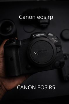 the canon eos r5 is compared to the camera's lens size comparison