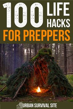 Save time and money with these life hacks for preppers and homesteaders. Whether you're prepping, homesteading, or surviving in the wilderness, there are plenty of practical tips and useful life hacks in this list. Topics include tools, light, fire, cooking, food storage, gardening, survival hygiene, home security, natural health, self defense, storage, off-grid energy, organization, water purification, and more. Free Survival Pdf, Survival Tips And Tricks, Living Off The Grid Homestead Survival Life Hacks, Survival Life Hacks Camping Ideas, Prepper Organization, Prepping Survival Emergency Preparedness, Preppers Survivalist, Prepper Ideas Diy, Kids Survival Skills