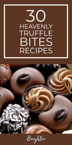 Truffle bites make the perfect tasty treatFrom cookie dough truffles to white chocolate trufflesDiscover 30 Heavenly Truffle Bites Recipes. Truffle Filling Recipes, Easy Truffles No Bake, Truffles Recipe Easy, Truffle Bites, Sweet Truffles, Truffle Recipe Easy, Filled Chocolates, Dough Cookie