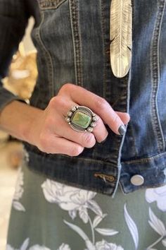 Michael and Rosita Calladitto Vintage Style Turquoise Ring (Size 9.25) – Silver Eagle Gallery Naples Rope Twists, Vintage Turquoise Jewelry, Western Rings, Navajo Turquoise Jewelry, Vintage Turquoise Ring, Metaphysical Jewelry, Leather Belt Buckle, Silver Turquoise Jewelry, Western Accessories