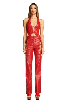 Leather Dress Outfit Night, Iamgia Outfits, Red Club Dress, Club Dresses Nightclub, Leather Dress Outfit, Outfit Night Club, Red Leather Dress, Red Bodycon