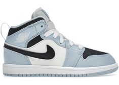 Buy and sell StockX Verified Jordan shoes on StockX including the Jordan 1 Mid Ice Blue (PS) and thousands of other sneakers with price data and release dates. Logo Wings, Nike Air Jordan 1 Mid, Wings Logo, Shade Sail, Air Jordan 1 Mid, Jordan 1 Mid, School Shoes, Jordans Sneakers, Air Jordan