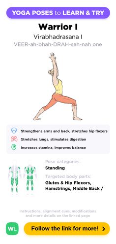 the yoga poster shows how to do different poses