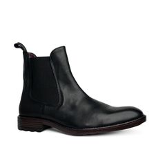 Crafted Of Genuine Leather, These Chelsea Boots Are Designed With A Rubber Non Slip Sole. Ideal For Formal Or Casual Outfits. Upper: 100% Leather. Linin: 100% Leather. Insole: 100% Leather. Almond Toe. Rubber Non Slip Sole. Antibacterial And Breathable Lining. Casual Black Boots With Leather Lining, Ankle-high Chelsea Boots With Rubber Sole For Work, Ankle-high Leather Chelsea Boots With Leather Footbed, Leather Chelsea Boots With Textured Sole For Fall, Fall Leather Chelsea Boots With Textured Sole, Formal Chelsea Boots With Leather Footbed And Round Toe, Casual Chelsea Boots With Leather Sole And Flat Heel, Chelsea Boots With Rubber Heel Cap For Workwear, Formal Chelsea Boots With Leather Footbed