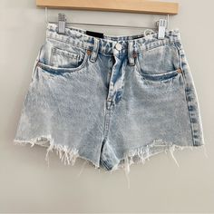 Nwt Blank Nyc The Reeve Frayed High Waist Denim Shorts 26 Affordable High-waist Jean Shorts By Urban Outfitters, High Waist Washed Blue Jean Shorts With Frayed Hem, High-waist Washed Blue Jean Shorts With Frayed Hem, High Rise Light Wash Shorts, High Rise Washed Blue Jean Shorts With Frayed Hem, High Rise Washed Blue Shorts With Frayed Hem, Washed Blue High Rise Shorts With Frayed Hem, Trendy High Rise Washed Blue Jean Shorts, Gilmore Girls Halloween Costume