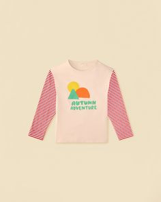 Our Organic Layered Tee in Adventure Graphic is a playful addition to your mini‚Äôs wardrobe. Featuring a playful color-block design and folded shoulder detail for extra comfort. - Made from 100% Organic Cotton. - Features Adventure screenprint. Made in Portugal. Model Information Isabella is 38" tall, wearing a size 3 Mini S, Nature Kids, Block Design, Swim Accessories, Sweater And Shorts, Kids Tops, Dresses With Leggings, Girls Shopping, Tank Shirt