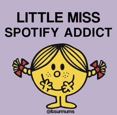 a little miss spotty adict with the words'little miss spotty adict '