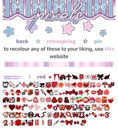 an image of a website page with lots of stickers on the front and back