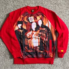 Official Wu-Tang Brand Crewneck Of Raekwon Ob4cl. Condition Is Still New With Tag, Very Hard To Find This Brand New These Days. From A Non Smoking Pet Free Home. A Must Buy Before It’s Gone. Measurements: Pit To Pit 23” Top To Bottom 28.5 Check Out My Other Wu Items Follow My Ig Hieuwear (For Discounts) Red Fitted Sweatshirt For Fall, Fitted Red Sweatshirt For Fall, Ghostface Killah, Must Buy, Wu Tang, Home A, Sweater Sizes, Men Sweater, Brand New