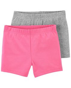 Looking for the perfect shorts for your little one to wear under her dresses or skirts? Or maybe you're looking for tumble shorts for her gymnastics or dance class. Here's a two pack of shorts from Carter's that are ultra-soft and comfy! Purple Bike, Carter Kids, Free Jeans, Cool Graphic Tees, Toddler Boy Outfits, Kids Outfits Girls, Toddler Girl Outfits, Kids Shorts, Grey Shorts