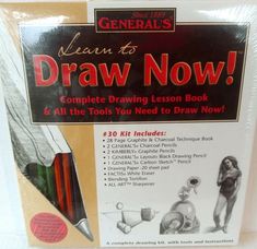 an instruction book on how to draw with pencils and crayons for beginners